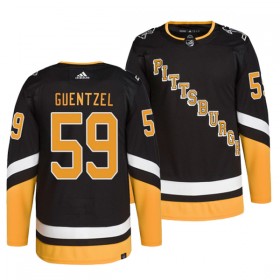 Dresovi Pittsburgh Penguins Jake Guentzel 59 Adidas Treći Crno Authentic - Muške